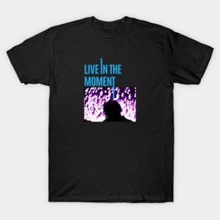 Purple Bert Live in the Moment T-Shirt